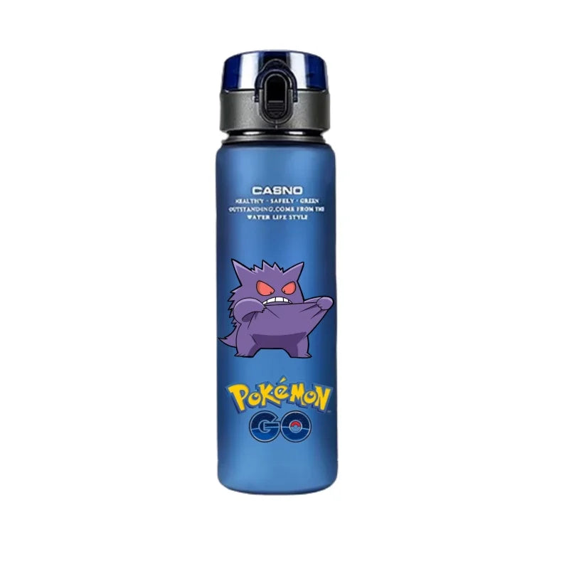 Pokemon Water Bottle ML Cute Pikachu & Gengar Kids Sports Cup Large Capacity Portable Drink Bottle
