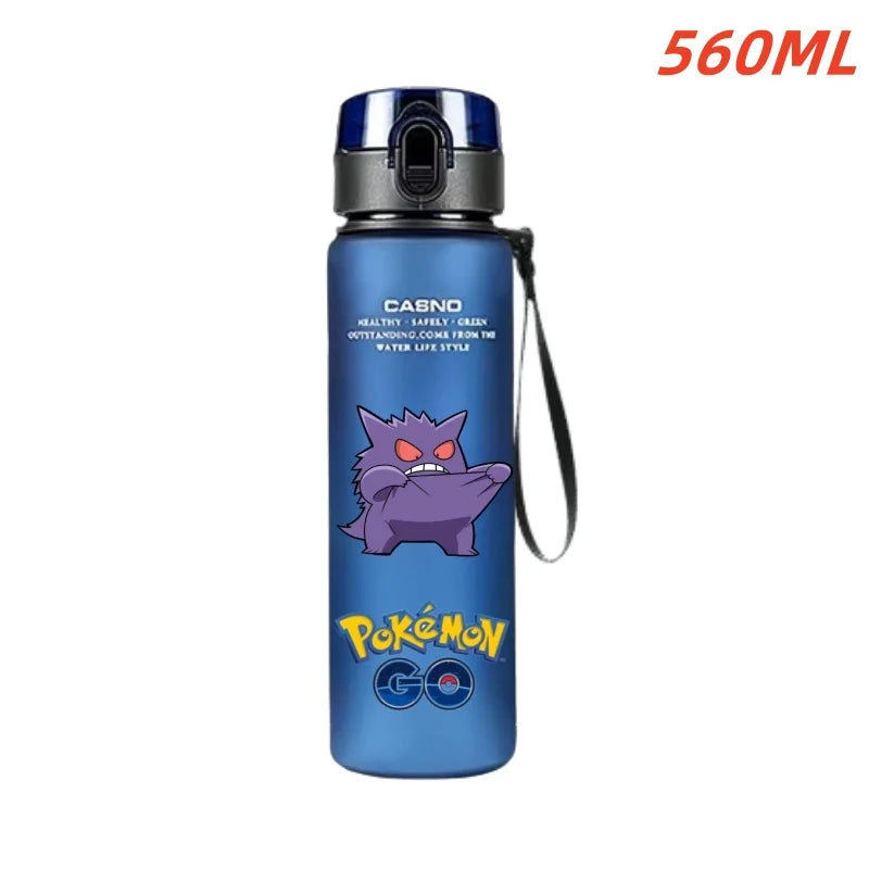 Pokemon Water Bottle ML Cute Pikachu & Gengar Kids Sports Cup Large Capacity Portable Drink Bottle