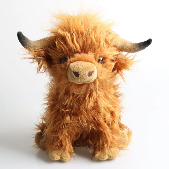 Highland Cow Plush Toy – Soft Stuffed Animal Plushie for Kids &amp; Collectors
