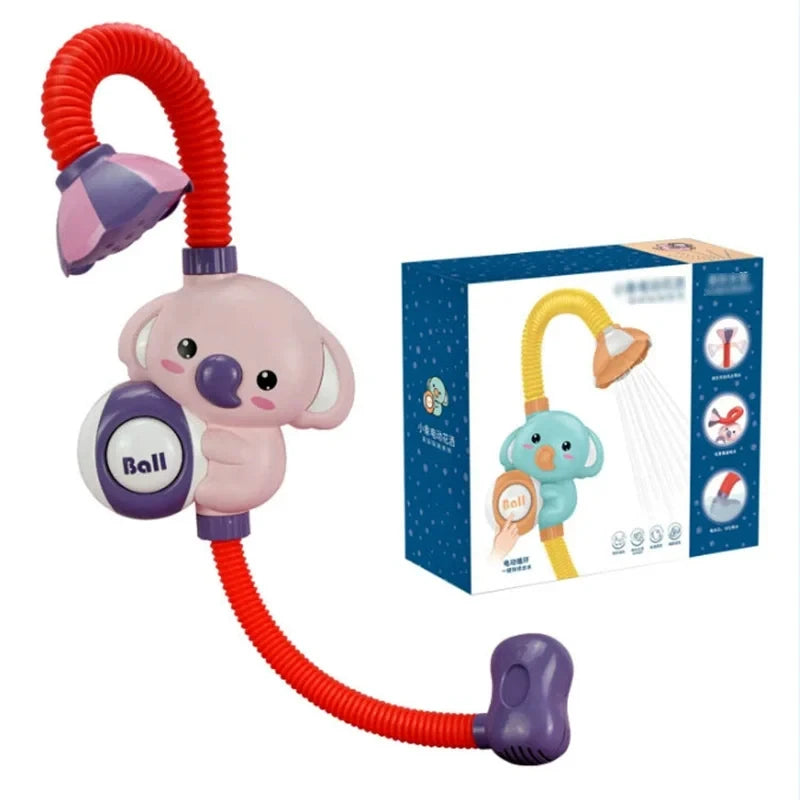 Cute Duck Bathtub Boat Toy Automatic Water Spray Sensory Toy for Toddlers & Babies