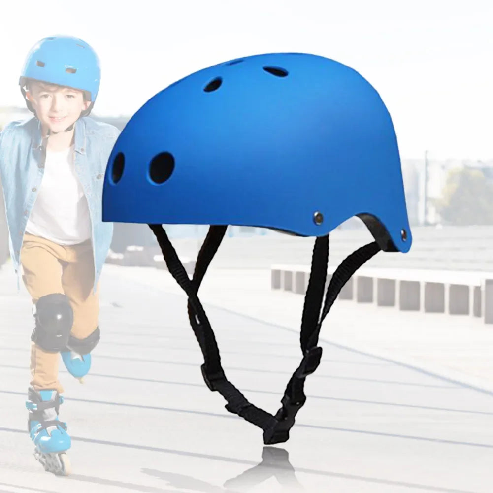 Adjustable Skating Roller Helmet Breathable Portable Safety Skating Helmet Impact Protection Protective Gear for Children