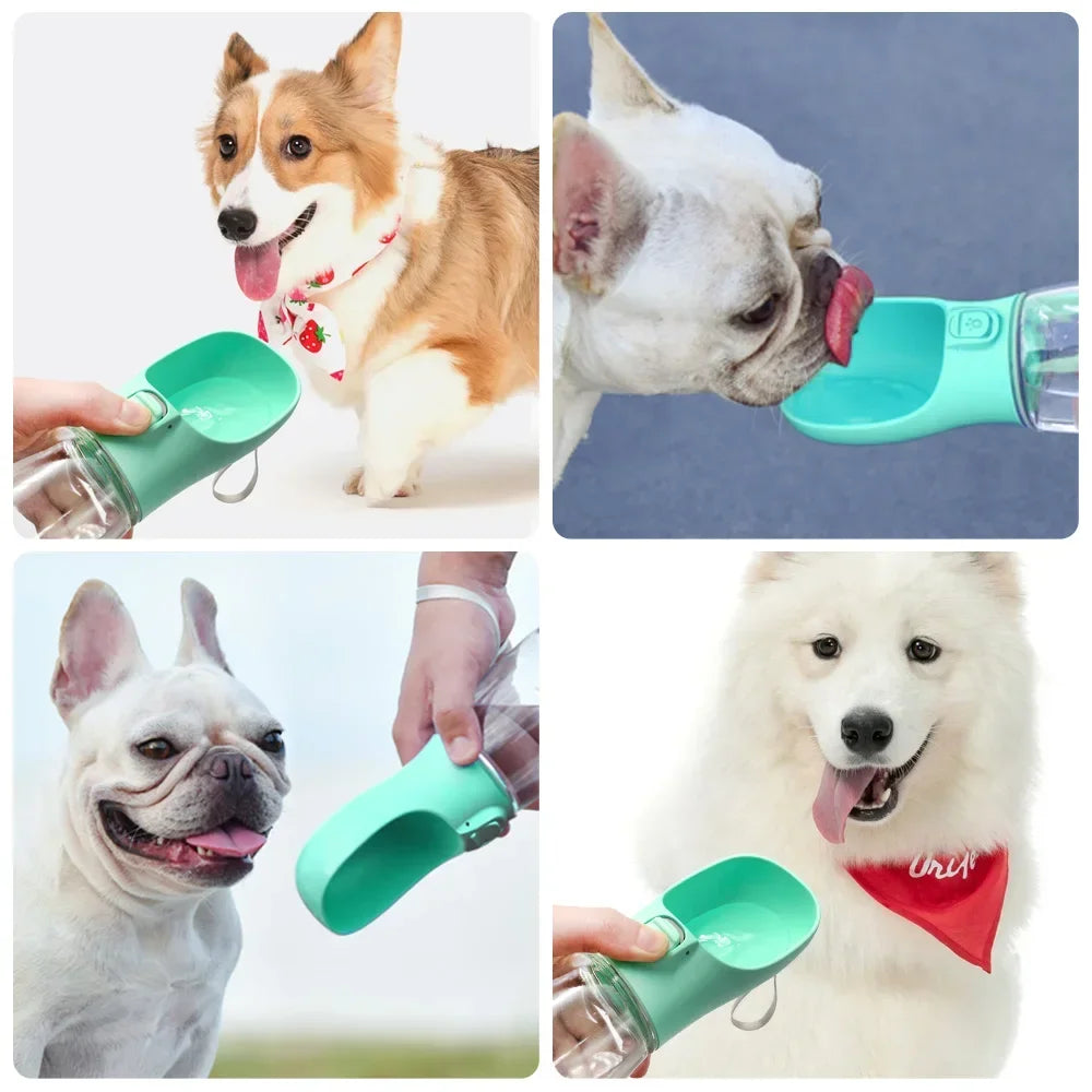 Portable Dog Water Bottle For Small Large Dogs Cat Outdoor Leakproof Walking Drinking Bowls Chihuahua French Bulldog Supplies - Zecs shopping