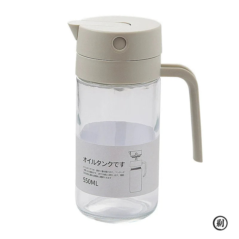 【Hot sales】 Bottle 550ml High Borosilicate Glass Cooking Dispensers Olive Mister for Air Fryer Salad - Zecs shopping