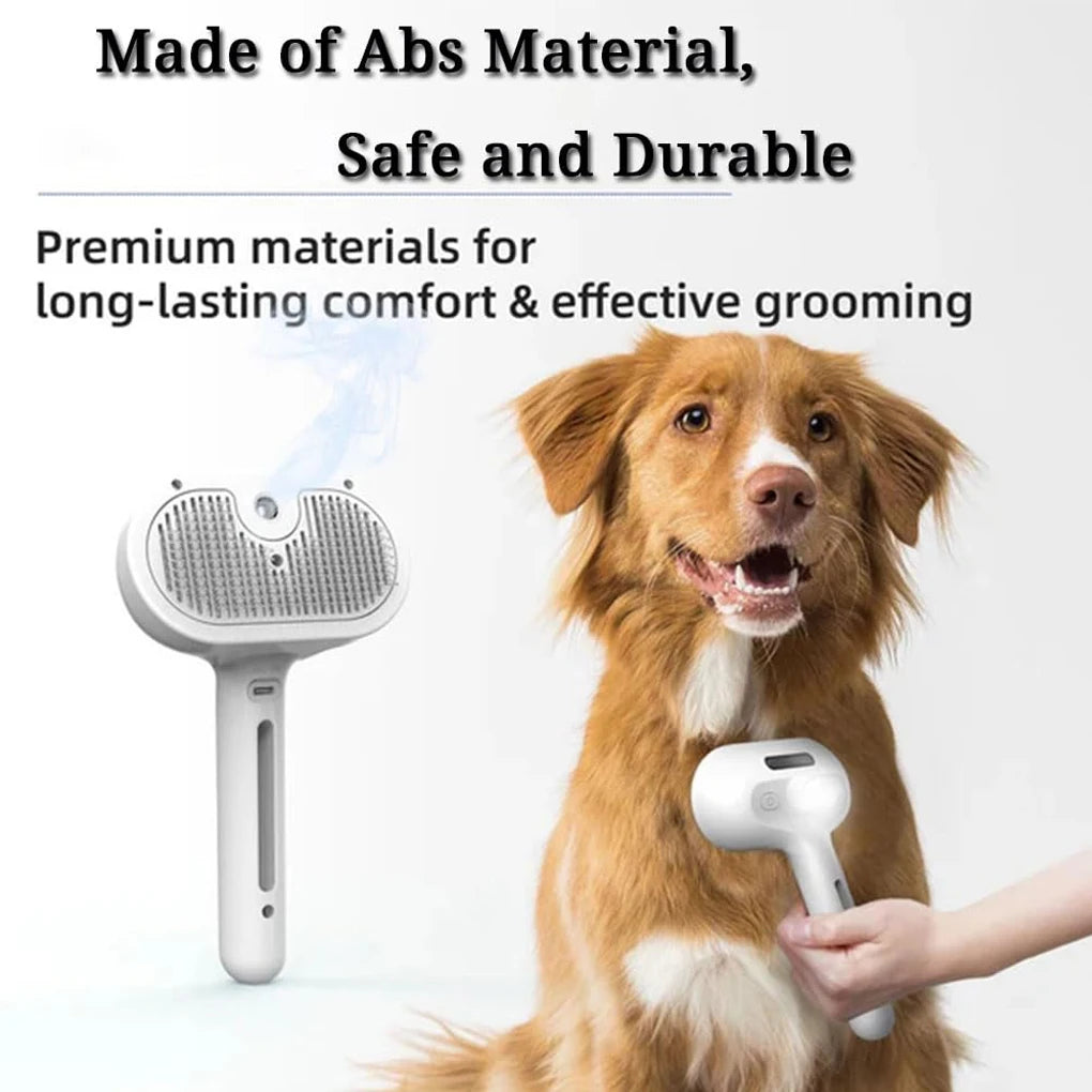 Steam Spray Dog Grooming Brush Unique Steam Brush For Dogs Luxury Grooming Brush Dog Steam Brush C - Zecs shopping