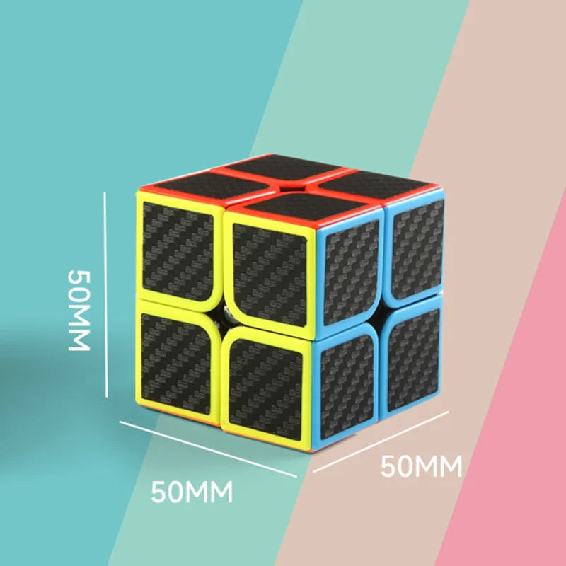 Carbon Fiber Stickers X X X XPyramidprofessional Speed Fun Education Fingertip Pressure Reducing Puzzle Toys Fun Gift for Kids & Family