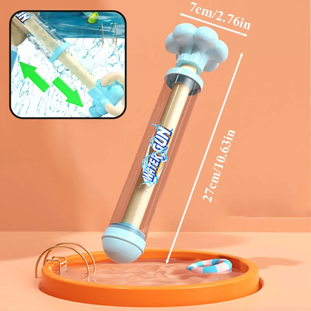 Fireworks Spray Water Toy Pull-Back Water Gun for Kids Outdoor Fun