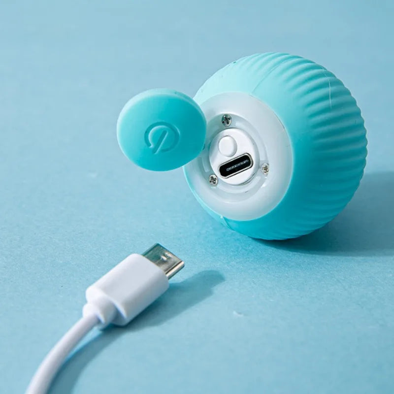 Cat Interactive Ball Smart Pet Cat Toys Indoor Automatic Rolling Magic Ball Electronic Interactive Cat Toy Cat Pet Accessories - Zecs shopping