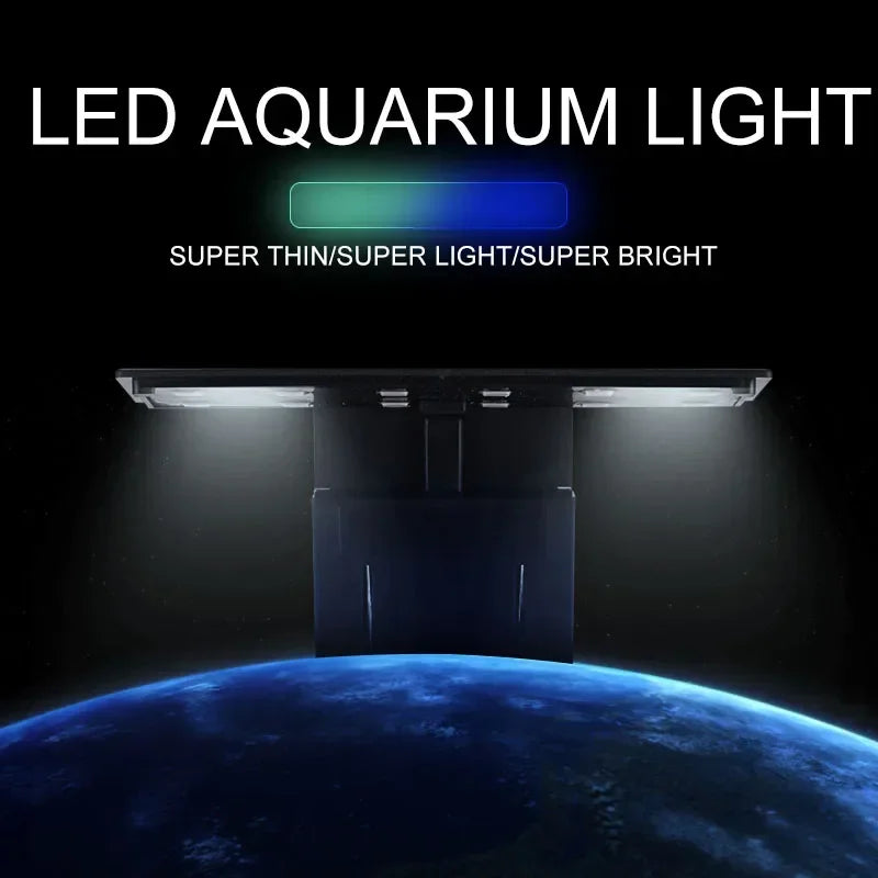 Super Slim LED Aquarium Light Lighting plants Grow Light WWW Aquatic Plant Lighting Waterproof Clip-on Lamp For Fish Tank