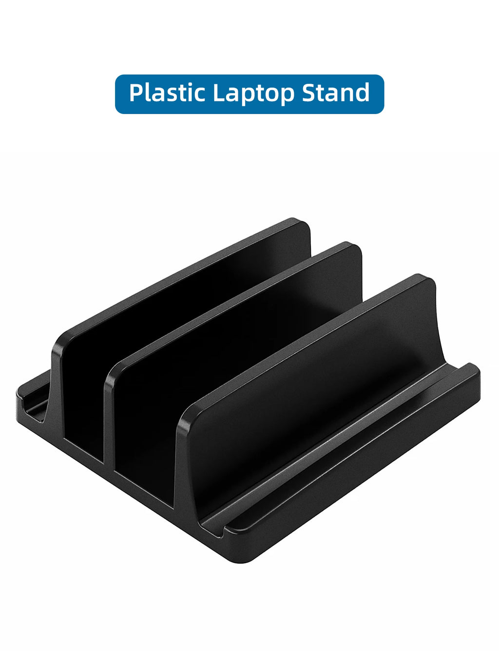 Vertical Laptop Stand Plastic Portable TabletMacbookPhone Holder Adjustable Desktop Notebook Dock Space Save Tablet Accessory