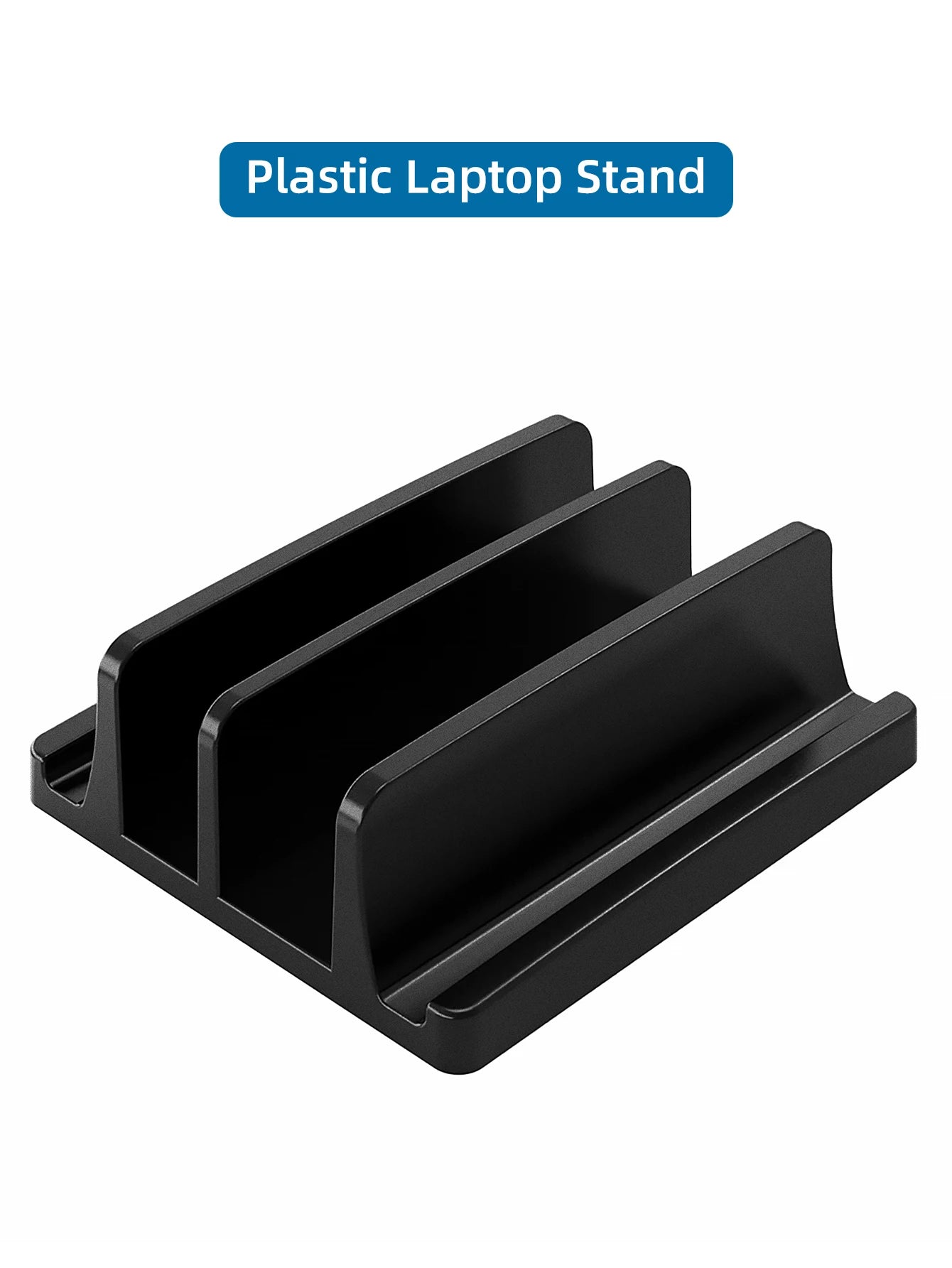 Vertical Laptop Stand Plastic Portable TabletMacbookPhone Holder Adjustable Desktop Notebook Dock Space Save Tablet Accessory