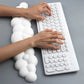 Ergonomic Cloud Wrist Rest Mouse Pad – Anti-Slip Keyboard & Mouse Support Cushion