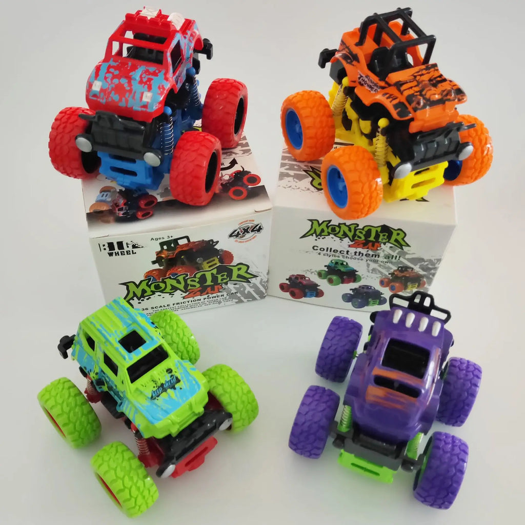 Kids Off-Road Monster Car Spooky Halloween Fun with Finger Skateboard Gift