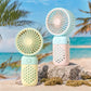 Cute Mini USB Handheld Fan – Portable Rechargeable Pocket Cooling Fan for Home & Travel
