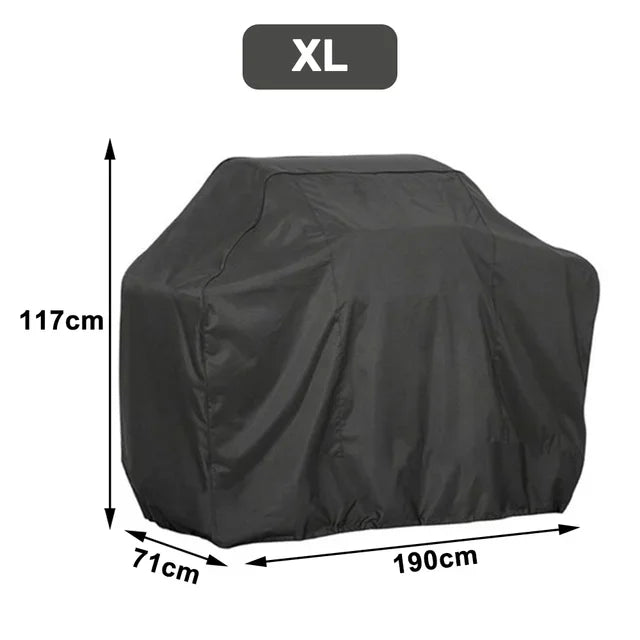 BBQ Grill Barbeque Cover Anti-Dust Waterproof Weber Heavy Duty Charbroil BBQ Cover Outdoor Rain Protective Barbecue Cover - Zecs shopping