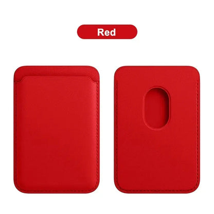 Leather Wallet Case For iPhone 15 Pro Max Magsafe Wallet Leather Compatible For iPhone 14 13 12 Card Holder with MagSafe Magnet - Zecs shopping