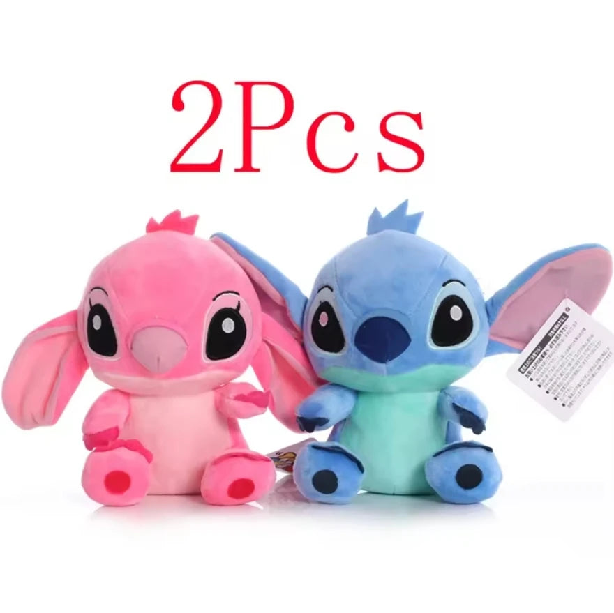 12cm 20cm 25cm Stitch Stuffed Plush Models Cartoon Stuffed Plush Dolls Anime Plush Baby Toys Kawaii Kids Birthday Gift - Zecs shopping