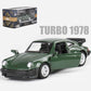 Makeda Porsche Turbo Diecast Toy Car – Retro Pull-Back Racing Model for Kids &amp; Collectors