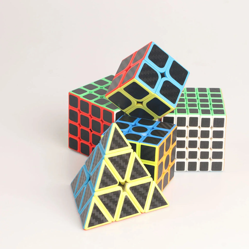 Carbon Fiber Stickers X X X XPyramidprofessional Speed Fun Education Fingertip Pressure Reducing Puzzle Toys Fun Gift for Kids & Family