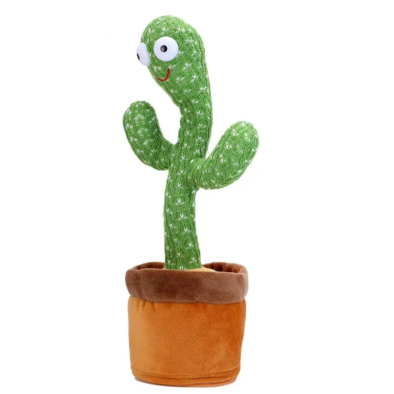 pc Dancing Cactus ToyRepeat Talking Song Speaker Wriggle Dancing Sing Talk Plushie Stuffed Interaction and Decoration