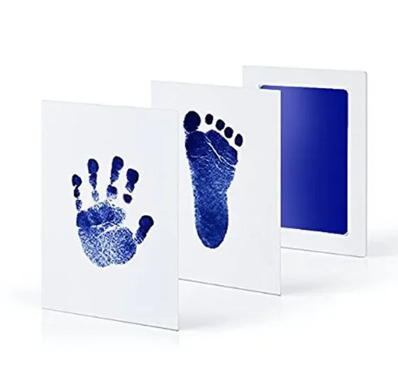 Baby Care Non-Toxic Baby Handprint Footprint Imprint Kit Baby Souvenirs Newborn Footprint Ink Pad for Newborn Baby Gifts - Zecs shopping
