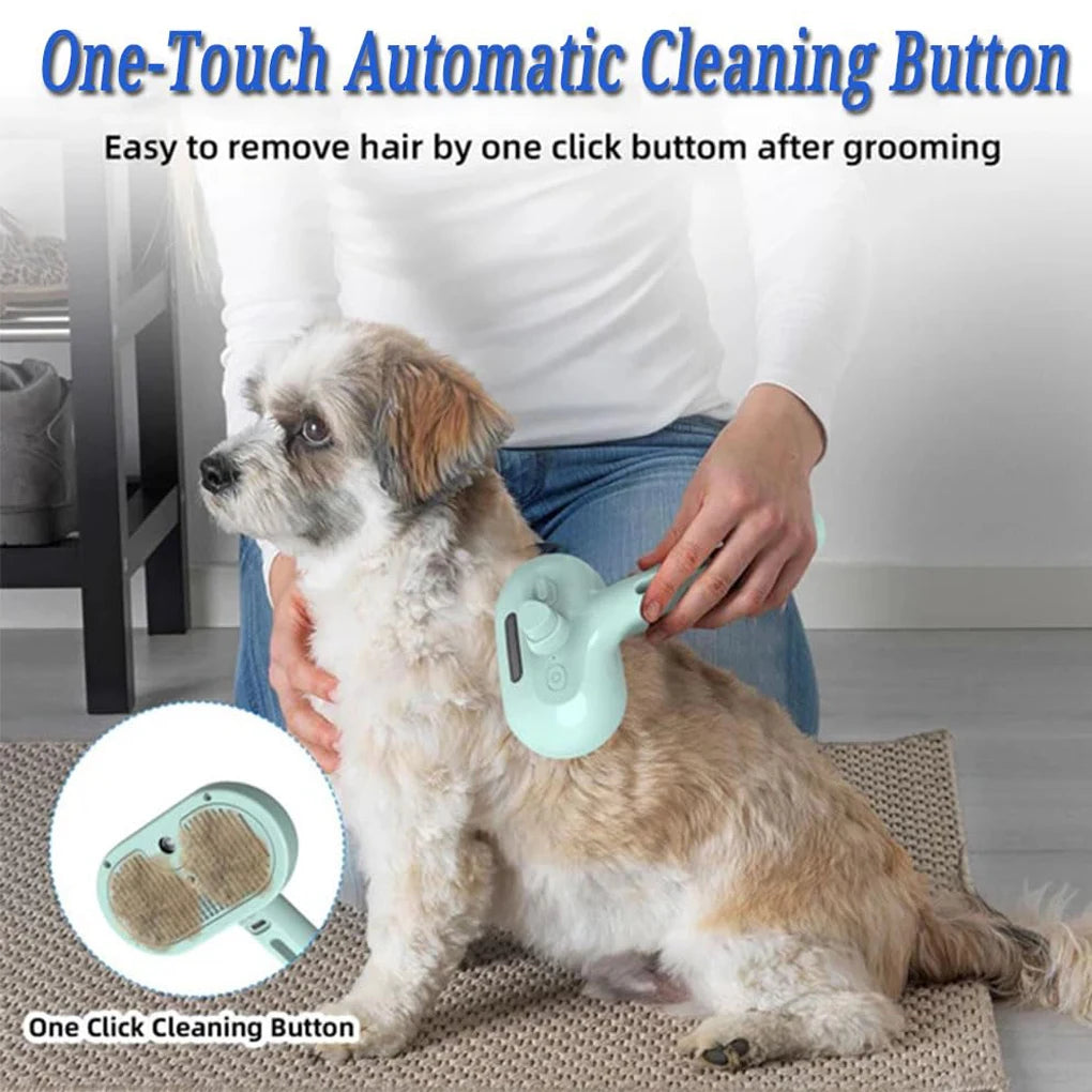 Steam Spray Dog Grooming Brush Unique Steam Brush For Dogs Luxury Grooming Brush Dog Steam Brush C - Zecs shopping