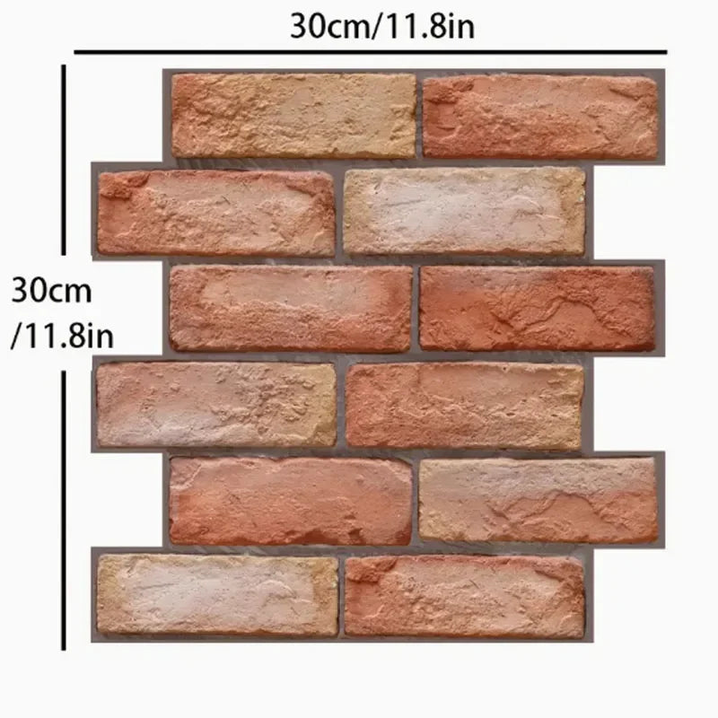 Transform Your Home with pcs Decorative D Wall Panels - Self-Adhesive Waterproof & Moisture-Proof Wallpaper for Living Room