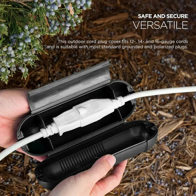 Outdoor Extension Cable Safety Cover Waterproof Sealed and Weather Proof Electrical Connection Box Indoor and Outdoor Socket