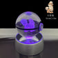 Pokemon 3D Crystal Ball LED Night Light – Pikachu, Gengar, Eevee & Mewtwo Collectible Lamp