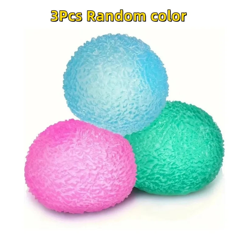 Squishy Ice Ball Toy Stress-Relief Squeeze Fun for Kids & Adults