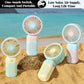 Cute Mini USB Handheld Fan – Portable Rechargeable Pocket Cooling Fan for Home & Travel