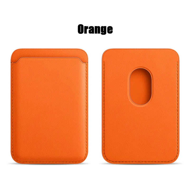 Leather Wallet Case For iPhone 15 Pro Max Magsafe Wallet Leather Compatible For iPhone 14 13 12 Card Holder with MagSafe Magnet - Zecs shopping