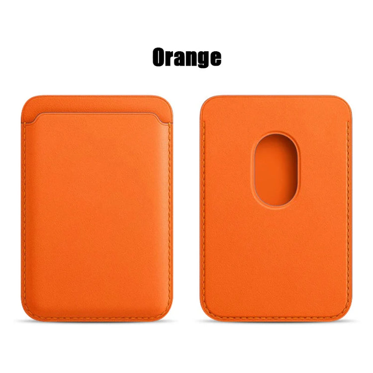 Leather Wallet Case For iPhone 15 Pro Max Magsafe Wallet Leather Compatible For iPhone 14 13 12 Card Holder with MagSafe Magnet - Zecs shopping