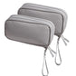 Portable Digital Accessories Organizer Bag – Double Layer Travel Storage Case for USB Cables, Earphones & Power Bank