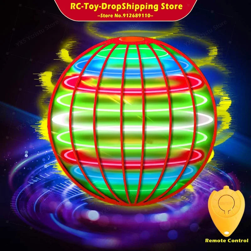 Flying Orb Ball Galaxy Cosmic Globe UFO boomerang suspension ball Galatic Fidget Spinner mini drone cool toy birthday gift