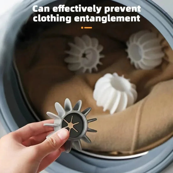 Reusable Silicone Laundry Balls – Anti-Tangle Washing Machine Cleaning Balls for Clothes