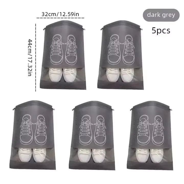 pcs Non Woven Shoe Bag Storage Bag Shoe Storage Drawstring Drawstring Shoe Storage Bag Dust-proof