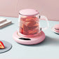 USB Thermostatic Heating Coaster – Adjustable Constant Temperature Mug Warmer for Coffee & Tea