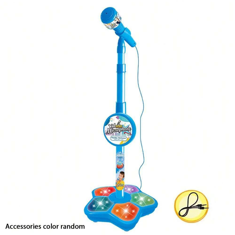 Kids Microphone Stand Toy Portable Childrens Karaoke Electronic Durable Party Karaoke Microphone Stand Kids Karaoke Machine
