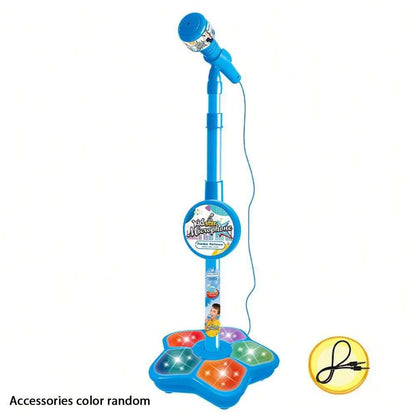Kids Karaoke Microphone Stand – Portable Electronic Singing Machine Toy for Children