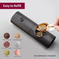 Electric Automatic Salt & Pepper Grinder Set – Adjustable Spice Mill with LED Light