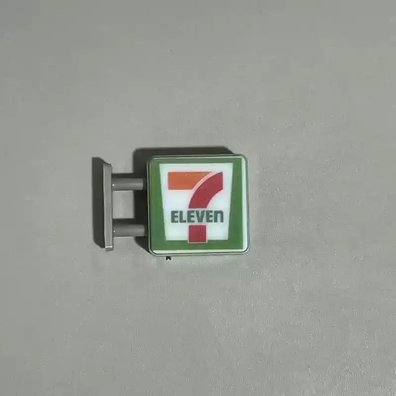 Coffee Shop Magnetic Fridge Stickers Creative Convenience Store Light Signs Home Decorative Ornaments 711 Luminous Light Boxes - Zecs shopping