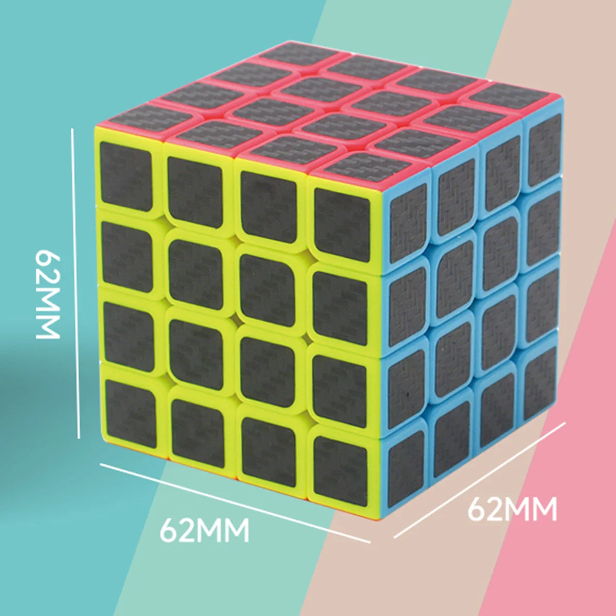 Carbon Fiber Stickers X X X XPyramidprofessional Speed Fun Education Fingertip Pressure Reducing Puzzle Toys Fun Gift for Kids & Family