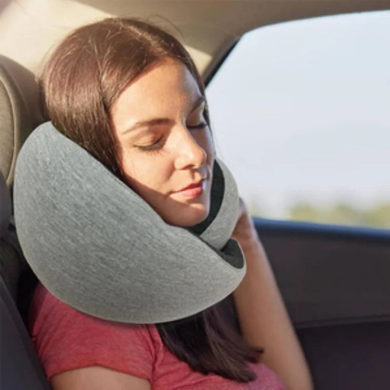 Travel Neck Pillow Travel Neck Cushion Durable U-Shaped Travel Pillow Portable U-Shaped Pillow Undeformable Airplan - Zecs shopping
