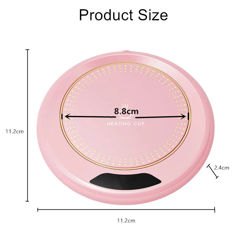 PC Thermostatic Heating Coaster USB Home Heating Coaster -speed Adjustment Heating Degrees Constant Temperature