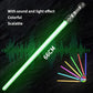 Colorful LED Lightsaber Toy – Red &amp; Blue Telescopic Glowing Sword for Kids