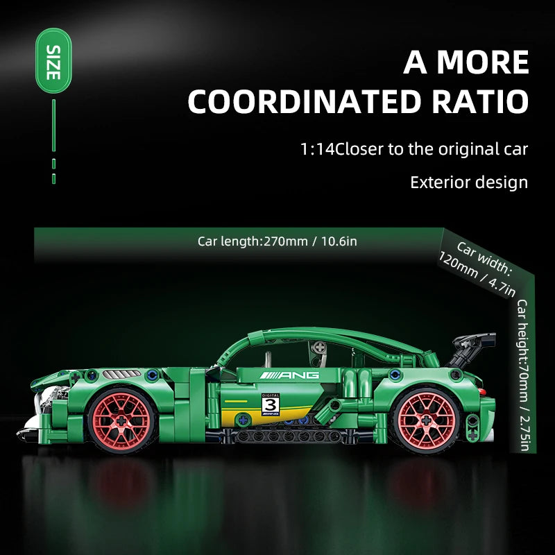 Toylinx Technical Super Racing Car pcs Model Building Premium & Affordable