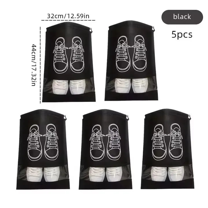 pcs Non Woven Shoe Bag Storage Bag Shoe Storage Drawstring Drawstring Shoe Storage Bag Dust-proof