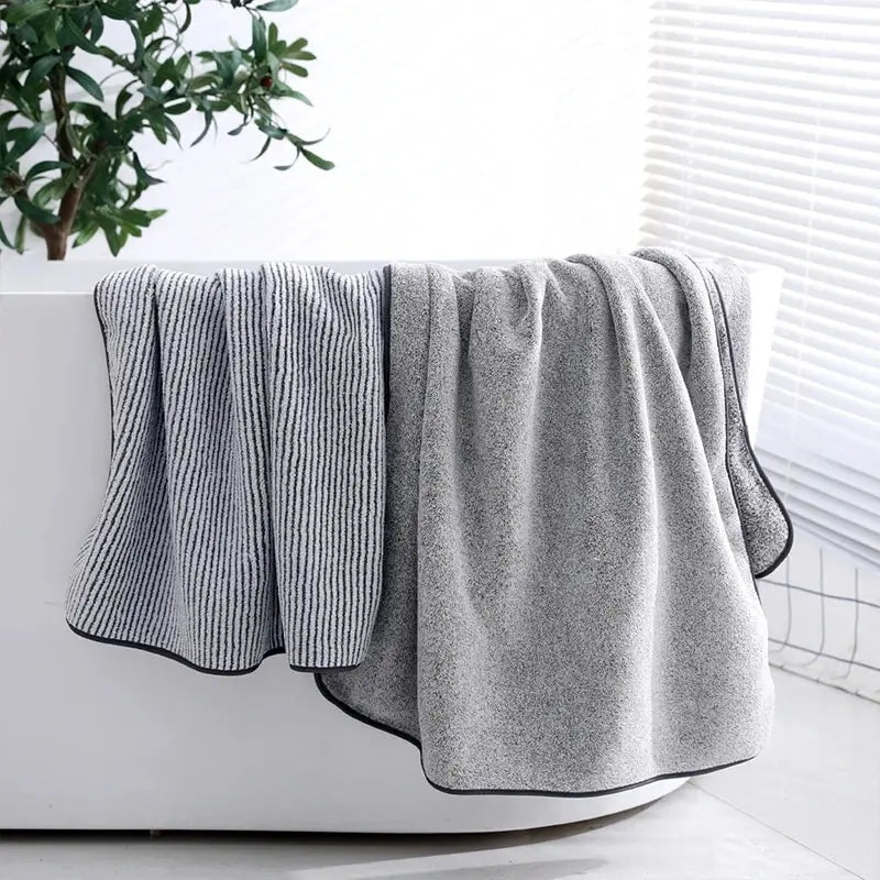 PCS Thickened Bath Towels for The Body Microfiber Towel for Gym Sports Shower Robe for Spa Beath Home