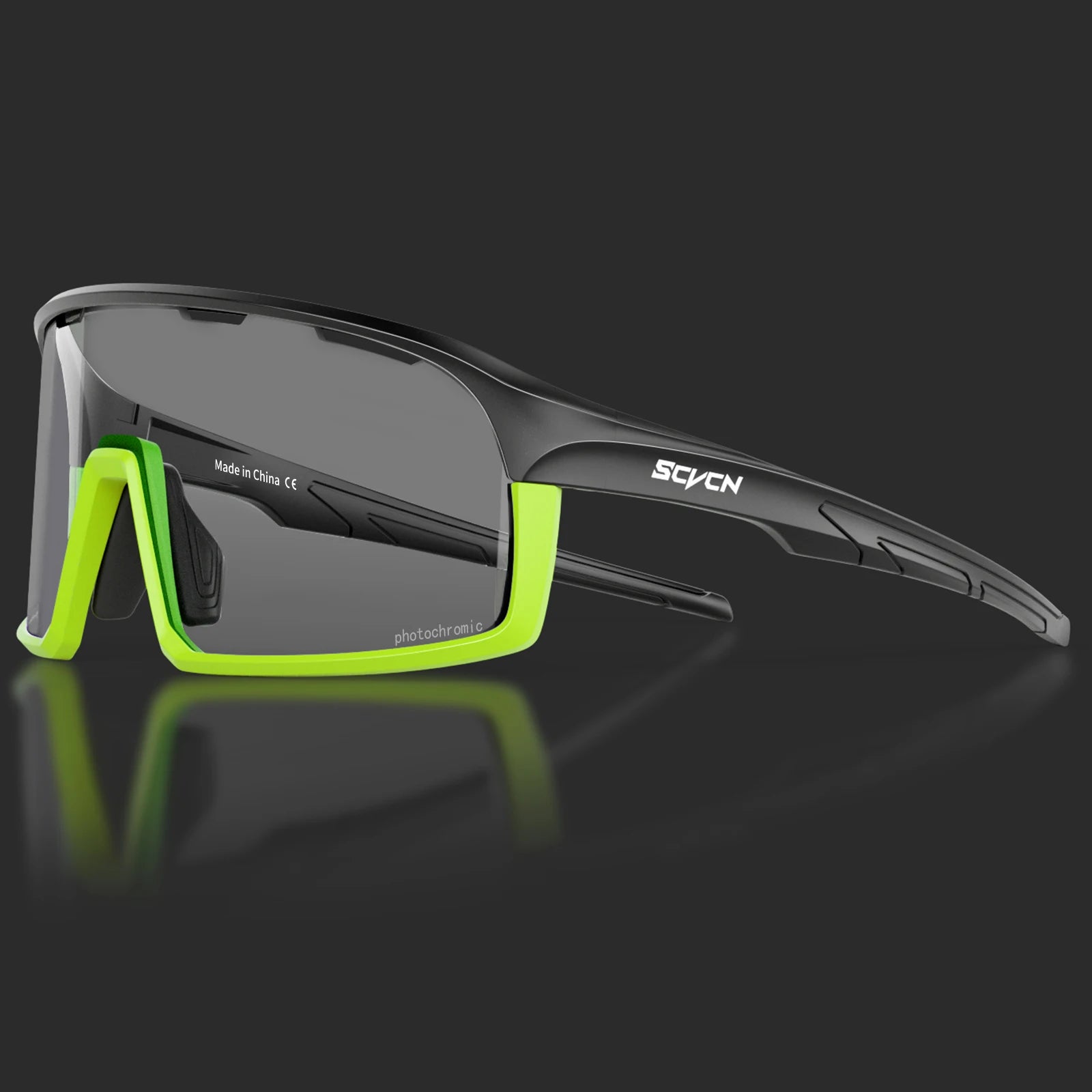 Photochromic Sports Sunglasses UV Cycling Driving & Outdoor Adventure Goggles