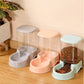 Pet automatic feeder cat drinking water bowl cat bowl dog bowl 3.8L large capacity combination grain storage barrel pet supplies - Zecs shopping